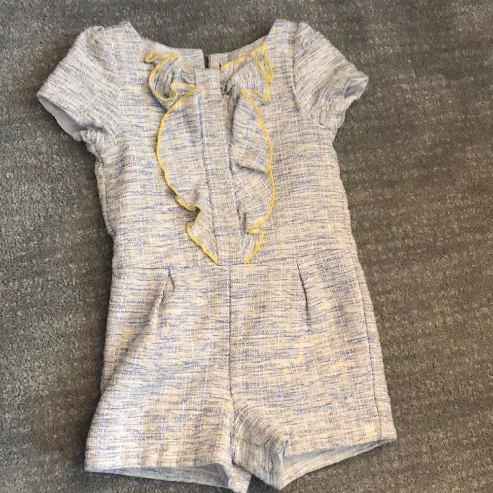 Janie and Jack tweed romper size 5